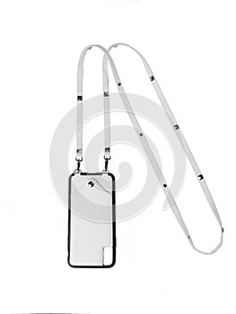 White leather case for iphone