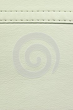 White leather seam texture