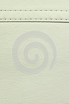 White leather seam texture