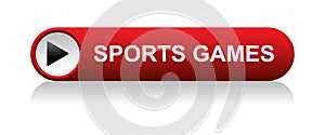 sports games icon button on white