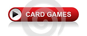 card games icon button on white