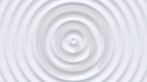 White light clean wavy concentric modern circular radial dynamic abstract background, 3d render seamless looping ripple waves, geo