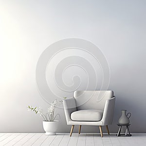 White and light grey gradient wallpaper.