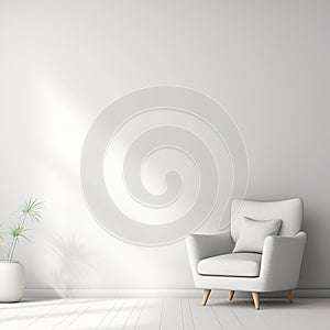 White and light grey gradient wallpaper.