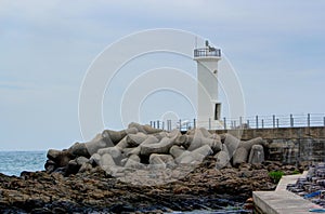 White lighthouse