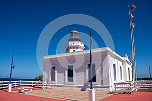 White Lighthouse Puerto Rico Aguadilla photo