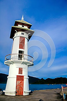 White Lighthouse is prominent. The Bay`s identity.