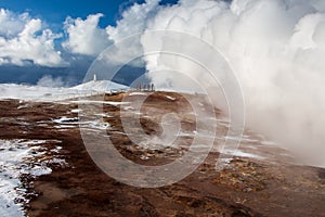 White Lighthouse, Reykjanes peninsula,