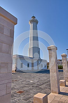 White Lightouse Of Torre Canne Puglia Italy