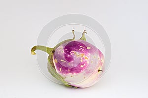 White-lilac eggplant fruit