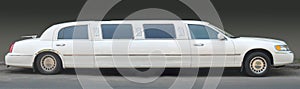 White limousine