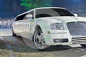 White limousine