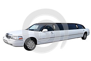 White limousine