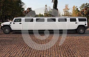 white limousine