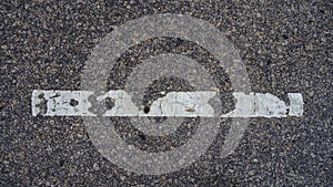 A white line on the floor