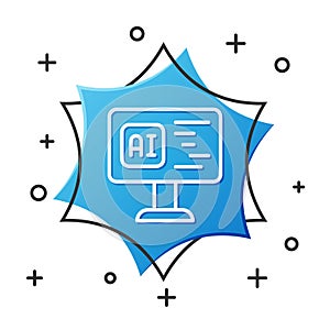 White line Software, web developer programming code icon isolated on white background. Javascript computer script random