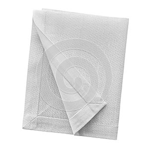 White linen napkin