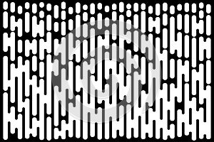 White Lines Gradient Pattern. Vertical halftone line texture. Abstract template using half tone background. Vector