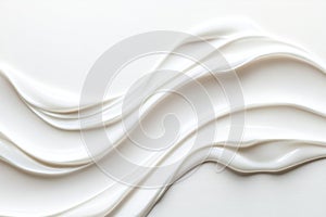 White liquid wave abstract background with smooth texture
