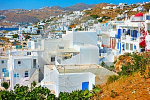 White littke houses of Mykonos