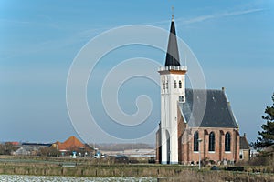 Church at the Dutch island Texel photo