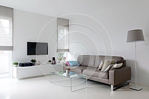 White living room img