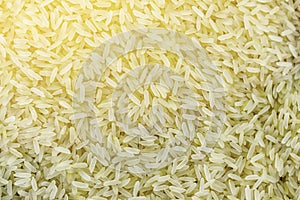 White long grain peeled rice, in bulk, macro