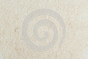 White long grain rice texture jasmine for background