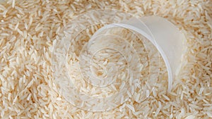 White long rice background texture