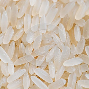 White Long Rice Background, Uncooked Raw Cereals