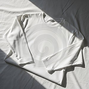 The background is a white sheet contributing to a minimalist aesthetic