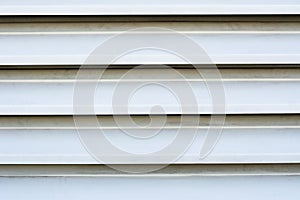 White louver vents