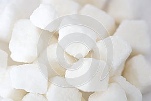 White lump sugar