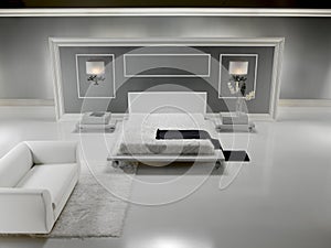 White Luxurious Bedroom