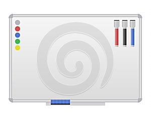 White magnetic marker Board