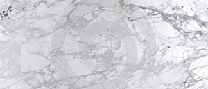 White marble background with natural pattern.