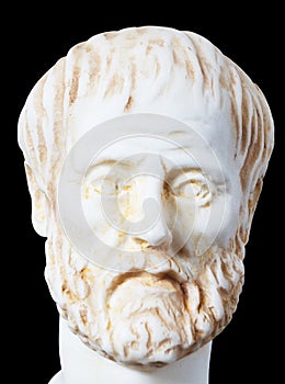 Weiß büste aus griechisch philosoph 
