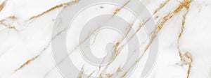 White marble with golden veins. White golden natural texture of marble. abstract white, gold and yellow marbel. hi gloss texture o