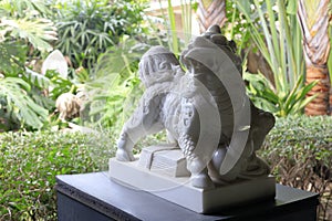 The white marble kirin sculpture, adobe rgb