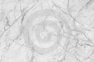 White marble patterned texture background for design.