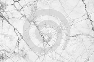 White marble patterned texture background. Marbles of Thailand, abstract natural marble black and white (gray) for design photo