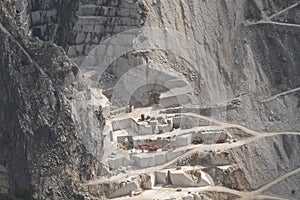 White marble quarry