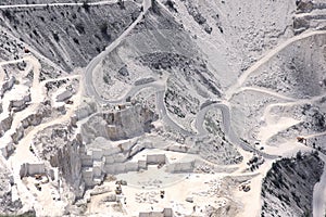 White marble quarry