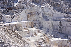 White marble quarry