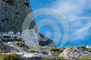 White Marble Quarry - Apuan Alps Carrara Italy