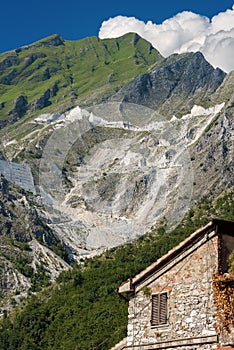 White Marble Quarry of Carrara - Colonnata Apuan Alps