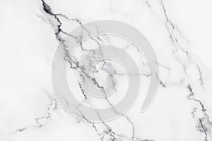 White marble texture with natural pattern for background