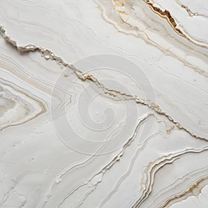 White marble texture background pattern, AI illustration