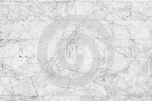 White marble texture brick wall for background and design.
