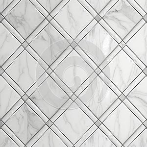 White marble texture and geometric background